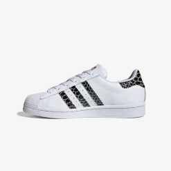 Adidas Womens Superstar White Black Gold FV3294