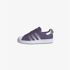 Adidas Womens Superstar Tech Purple Silver Metallic FV3631