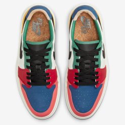 Women's Air Jordan 1 Elevate Low SE Sail Black Fire Red Taxi DX3951-100 -Adidas store Air Jordan 1 Elevate Low Multi Color DX3951 100 Release Date 3