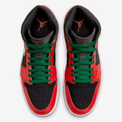 Air Jordan 1 Mid SE Black Fire Red White Malachite DQ8417-006 2 Air Jordan 1 Mid SE Black Fire Red White Malachite DQ8417-006 -Adidas store Air Jordan 1 Mid Christmas Black Fire Red White Malachite DQ8417 006 Release Date 3