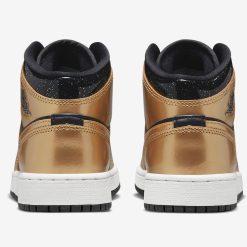 Air Jordan 1 Mid SE (GS) Black Metallic Gold White DR6967-071 -Adidas store Air Jordan 1 Mid GS Black Metallic Gold DR6967 071 Release Date 5