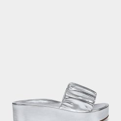 Aerosoles Aware Women's Sandal In Silver