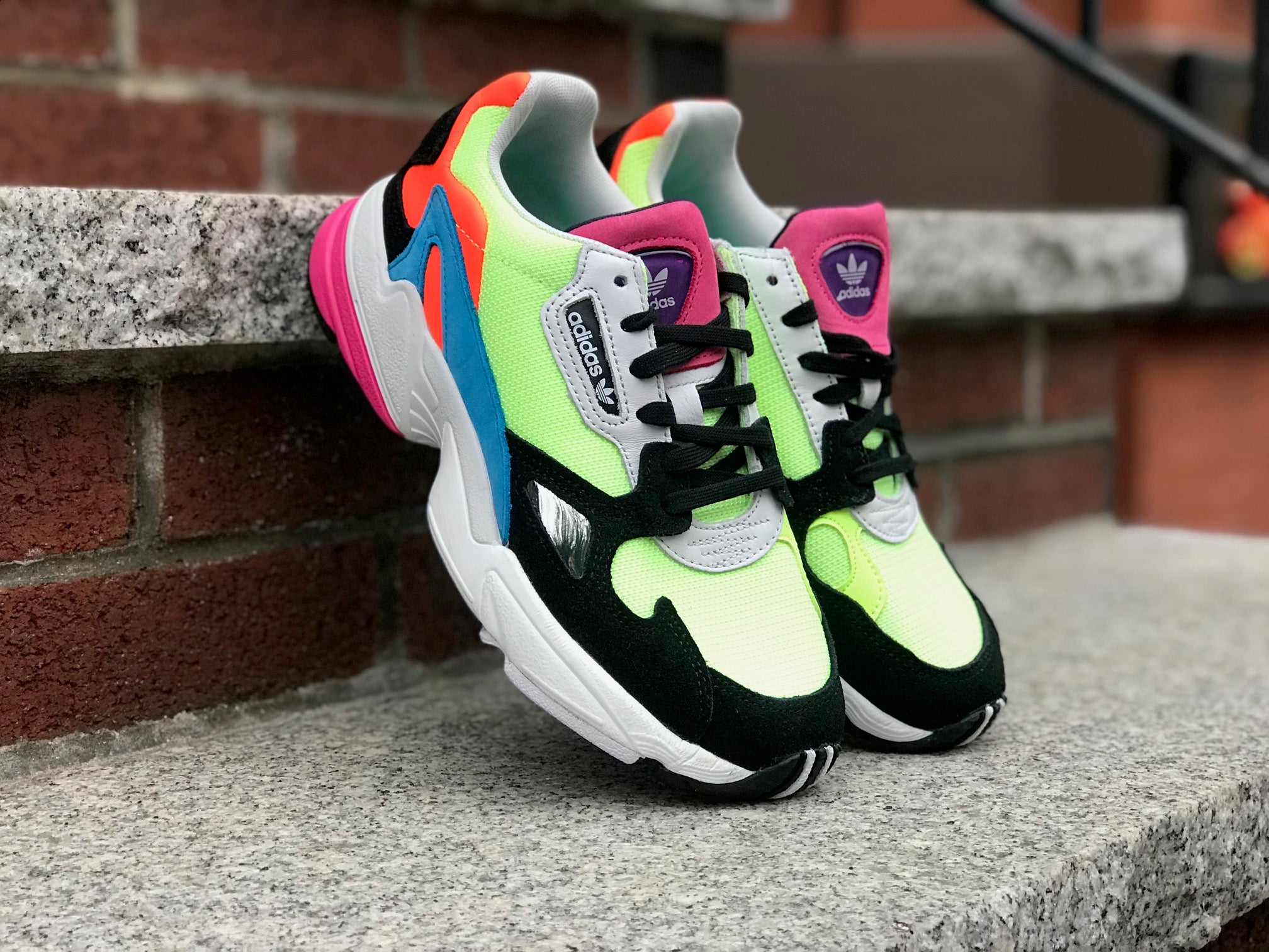 Women's Adidas Falcon Hi Res Yellow Black Multi CG6210 Women's Adidas Falcon Hi Res Yellow Black Multi CG6210 -Adidas store IMG 3509