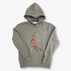 Air Jordan Jordan Essentials Graphic Fleece Hoodie Carbon Heather DC9713-091