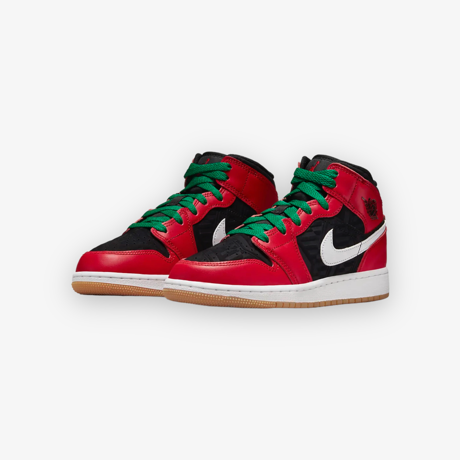 Air Jordan 1 Mid SE GS Black Fire Red White Malachite DQ8418-006 Air Jordan 1 Mid SE GS Black Fire Red White Malachite DQ8418-006 -Adidas store PhotoRoom 000 20221109 110006
