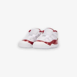 Air Jordan Jordan 11 Crib Bootie White Varsity Red Black CI6165-116