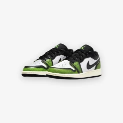 Air Jordan 1 Low SE GS Black Electric Green White DO8244-003