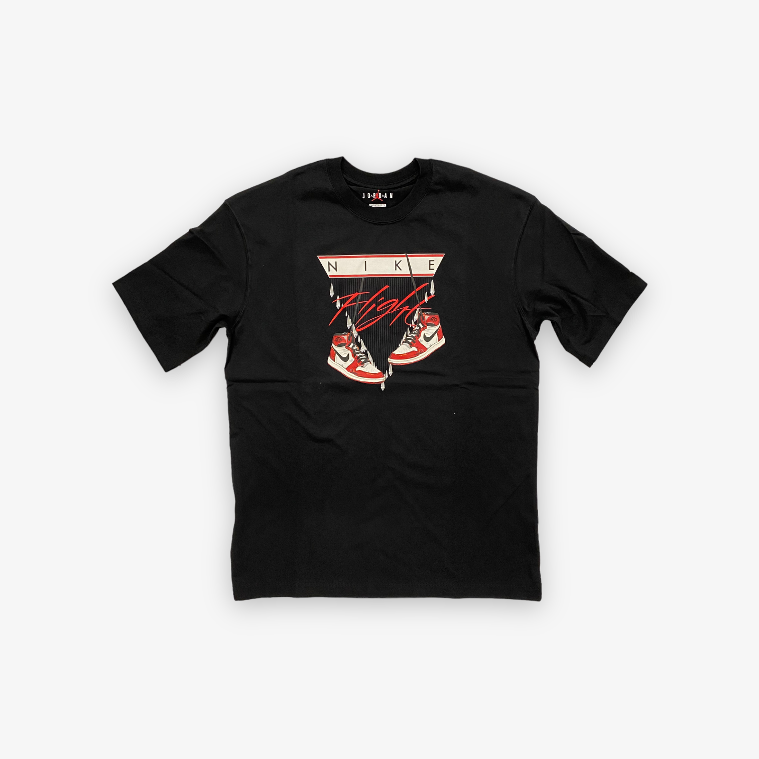 Women's Jordan Flight Tee Black Red DV1411-010 Air Jordan Women's Jordan Flight Tee Black Red DV1411-010 -Adidas store PhotoRoom 011 20221011 125359