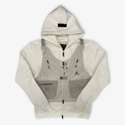 Air Jordan Jordan 23 Engineered Hoodie With Vest White Grey DC9581-100