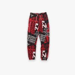 Air Jordan Women's Jordan Sweatpants Black Red DD9298-687