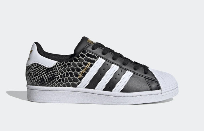 Adidas Women's Superstar Black White FV3327 Adidas Women's Superstar Black White FV3327 -Adidas store adidas Superstar Snakeskin White Black FV3327 03
