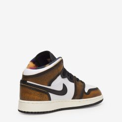 Air Jordan 1 Mid SE (GS) Black Taxi White Sail DQ8418-071 -Adidas store jordan dq8418 071 03