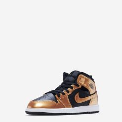 Air Jordan Jordan 1 Mid SE PS Black Metallic Gold White Preschool Sizes DR6968-071 3 Air Jordan Jordan 1 Mid SE PS Black Metallic Gold White Preschool Sizes DR6968-071 -Adidas store jordan dr6968 071 02